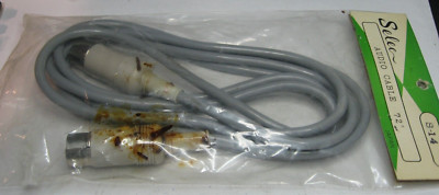 Cable DIN 3-Pin to RCA Phono Female x2 6-Foot S-16 - Used Qty 1