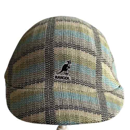 Casquette Kangol Ventair Newsboy - Taille M - Noir - Vintage 90s - Fabriquée à Taïwan