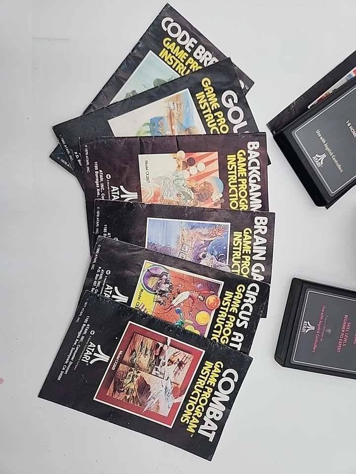 雅达利 2600 游戏程序 10 件装 GALGames 7 附带手册 — 第 4/4 张图片