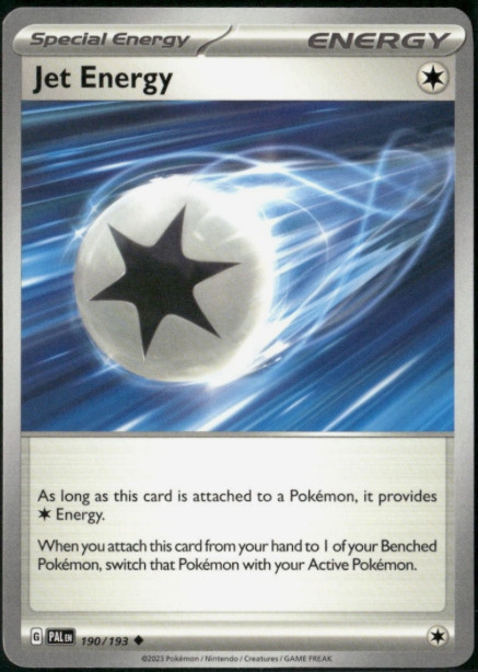 Pokemon - Jet Energy - 190/193 - Paldea Evolved  - NM/M