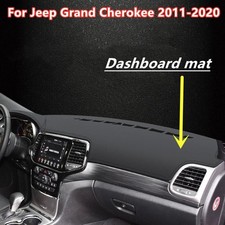 For Jeep Grand Cherokee 2011-2020 Leather Car Dashboard Cover Dash Protector Mat