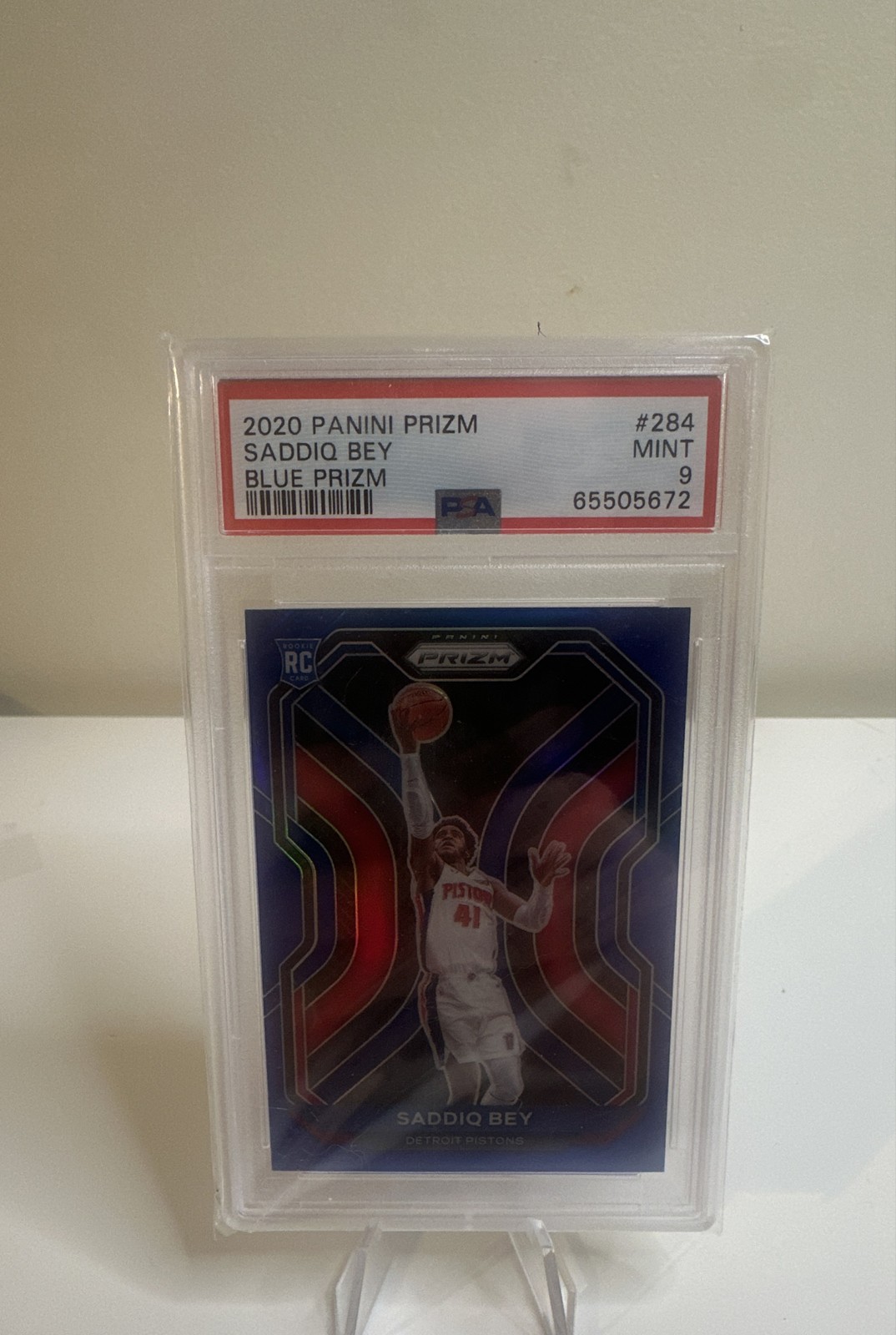 2020-21 Panini Prizm - Saddiq Bey #284 Blue Prizm /199 (RC)
