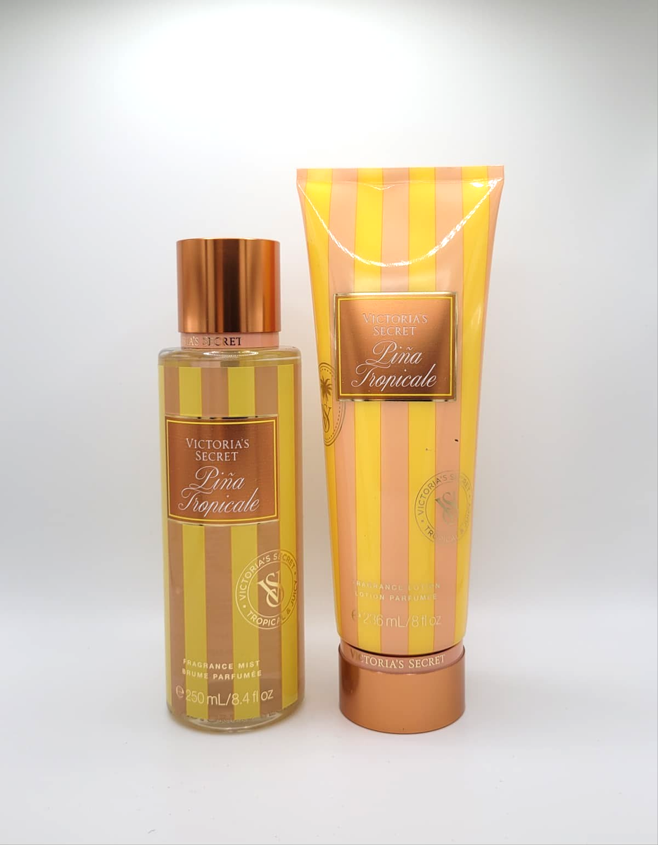 Victoria's Secret Pina Tropicale Body Mist Spray & Body Lotion Set