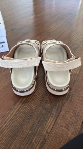 Sandalias de plataforma GANNI Juta con detalle de cristal Talla 39 NUEVAS - Imagen 6 de 6