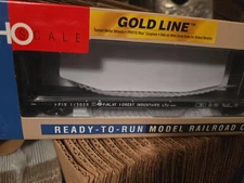 Walthers Goldline HO 932-40061 Canadian 50' Bulkhead Flat Car Finley Forest NIB