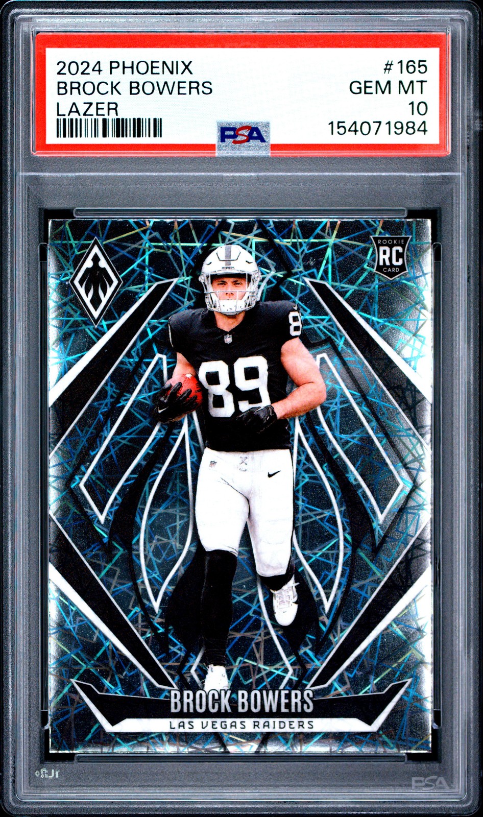 Brock Bowers Panini Phoenix #165 Lazer