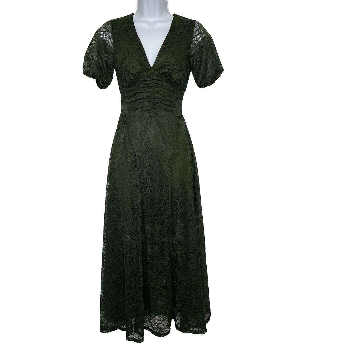 Lace Green Fit & Flare Dresses for Women for sale | eBay