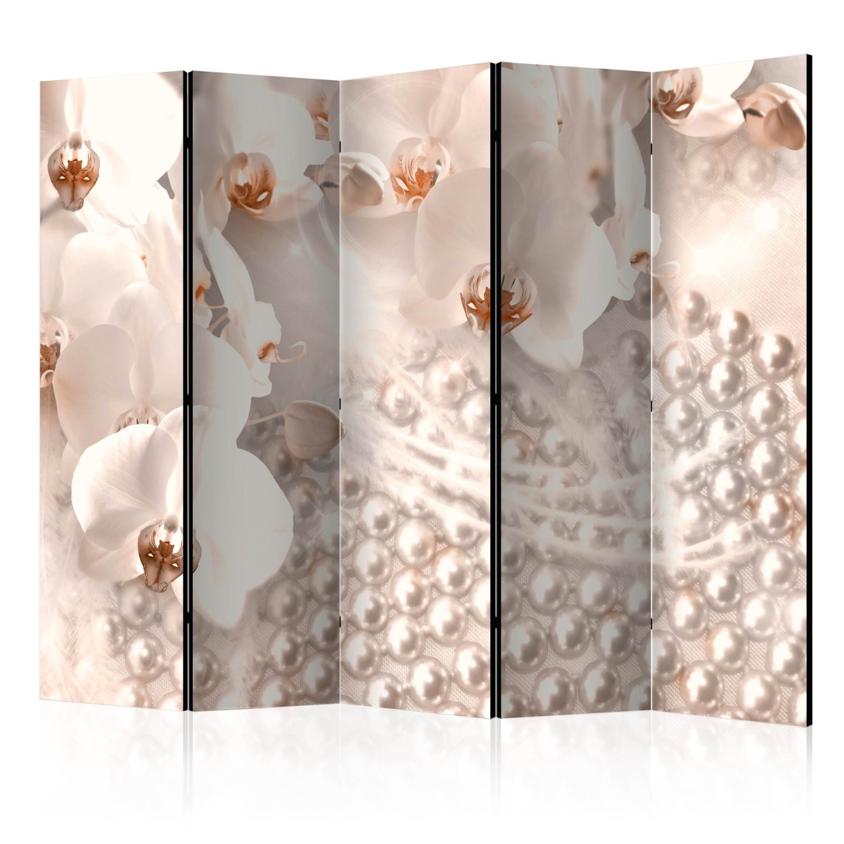 Paravent 5 volets imprimé haut de gamme chic Treasures of Elegance 172x225 cm
