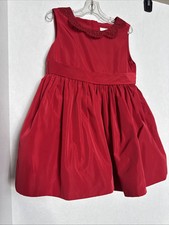 Target Neiman Marcus Jason Wu Girls Red Sleeveless Dress Lace Detail Size 24M