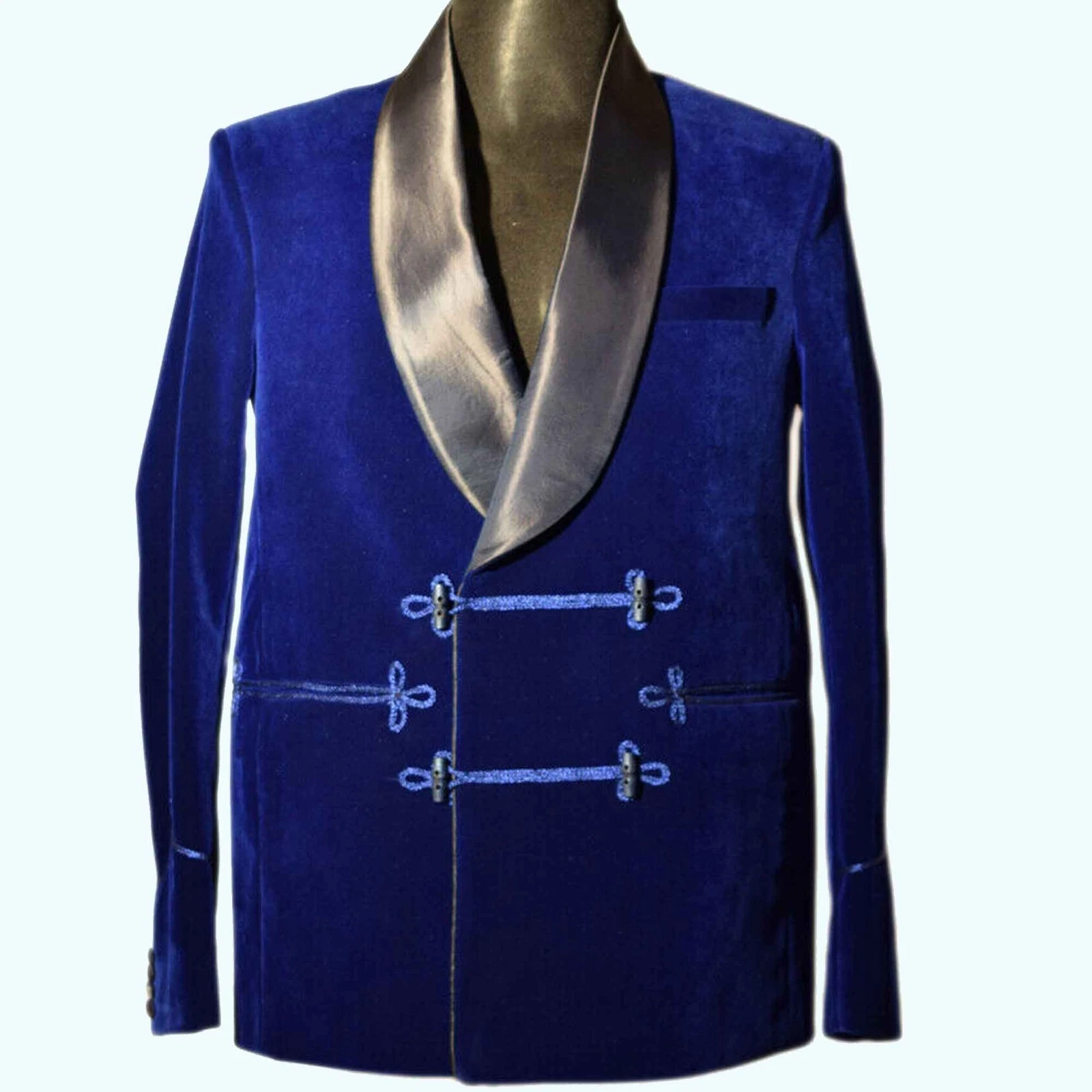 Men's Slim Fit Velvet Suit: 3-Piece Party Wedding Dinner Suit