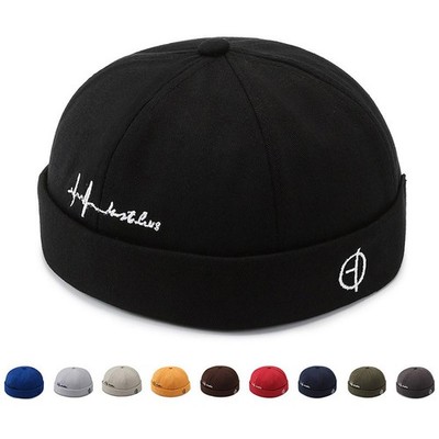 Herren Seemannsmütze Docker Mütze Brimless Cap Hip-Hop Freizeit Mütze Damen