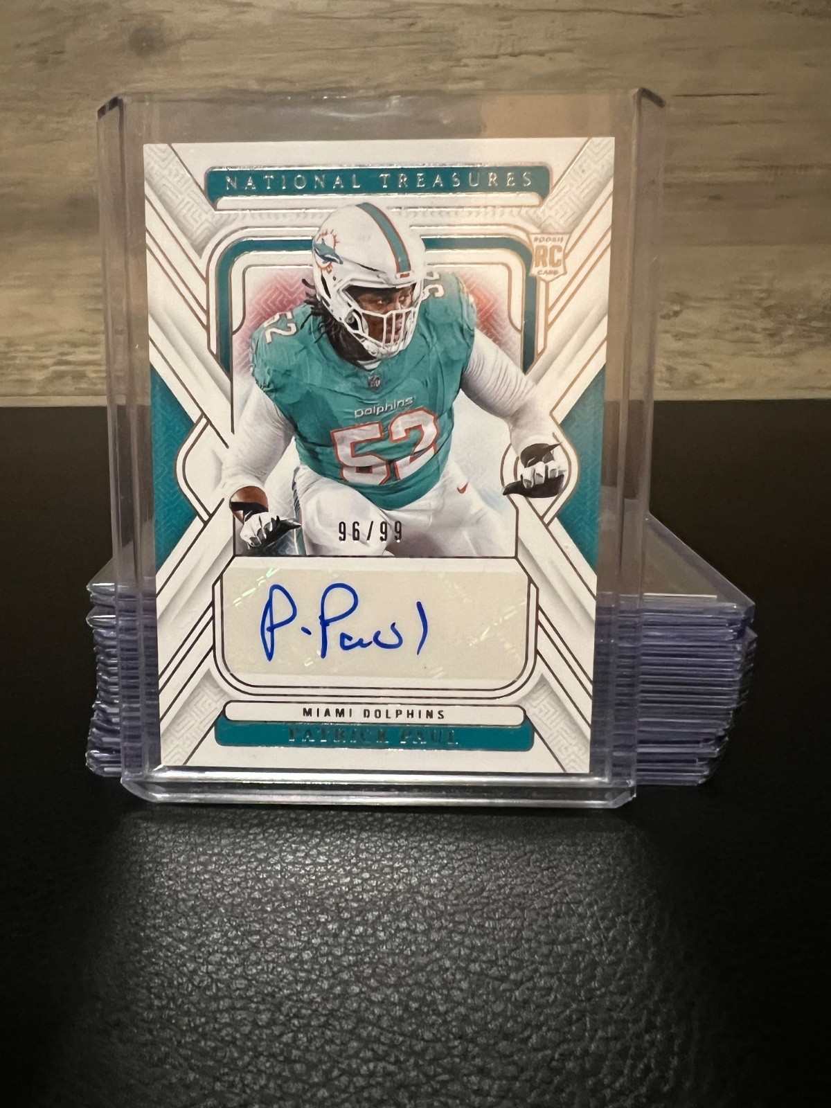 Patrick Paul Panini National Treasures #148 Autograph