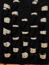 Mystery Lot of 40 Vintage Silverware Spoon Ri...