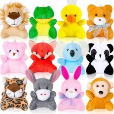 12 Packs Mini Stuffed Animals Bulk Party Favors For Kids Treasure Box Toys Class