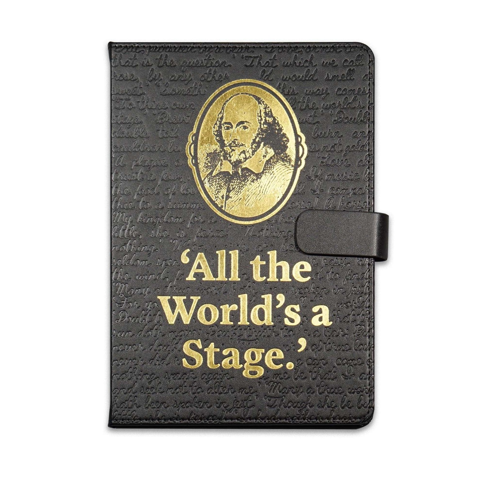 NEW Shakespeare World's a Stage A5 Notebook with PU Cover