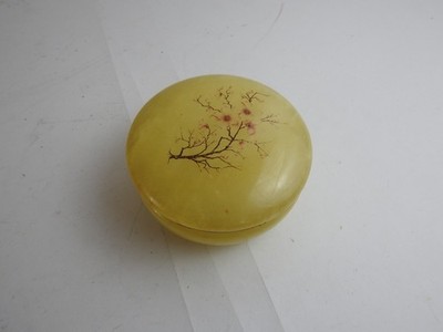 Vintage-Schmuckschatulle aus Alabaster