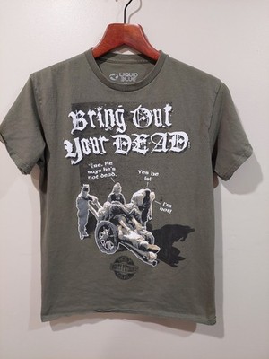Monty Python's Bring Out Your Dead Liquid Blue Sz Medium (M) Shirt Comedy Movie