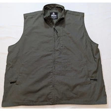 Rothco Undercover Travel Vest 2XL Olive Multi-Pocket w/ Hidden Passport