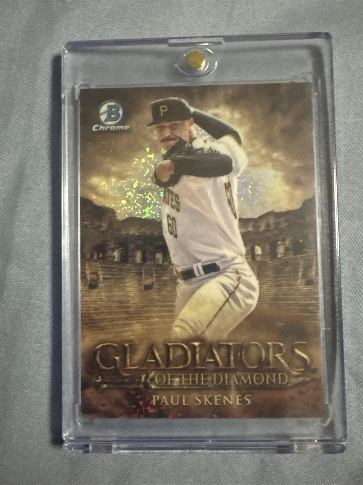 2024 Bowman Chrome Paul Skenes GLADIATORS OF THE DIAMOND /150 MINI DIAMOND