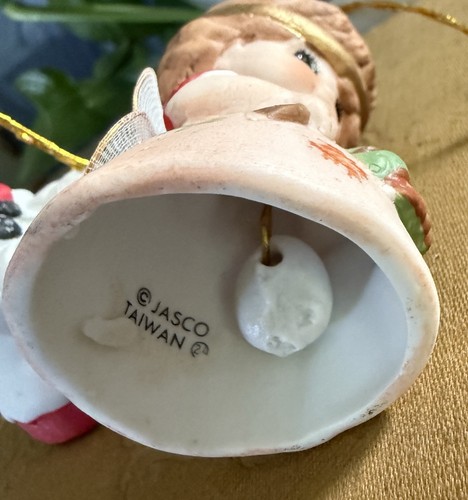 Vintage Jasco Lil Chimers Angels Bells Ornaments Set Of 2 - Picture 5 of 5