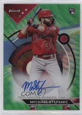 2023 Topps Finest Green Wave Refractor 82/99 Michael Stefanic #FA-MST Auto 1ek2