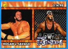 1999 Topps WCW/NWO Nitro Sticker Hulk Hogan v. Randy Savage S3