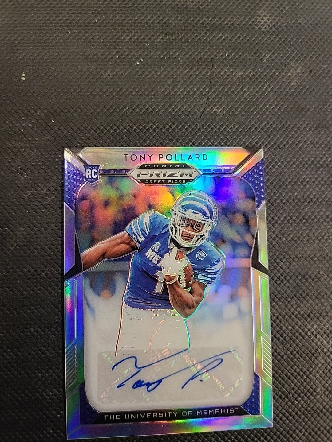 2019 Panini Prizm Draft - Draft Picks Tony Pollard #284 Silver Prizm Autographs
