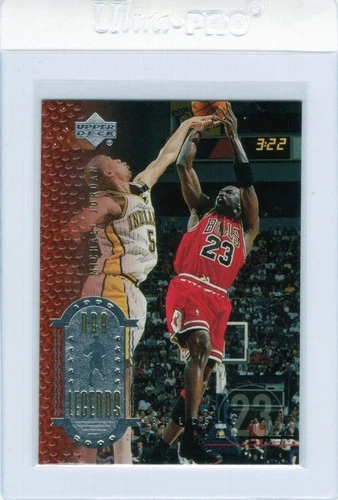 1999-00 UPPER DECK NBA LEGENDS MICHAEL JORDAN CARD #1 BULLS HOF