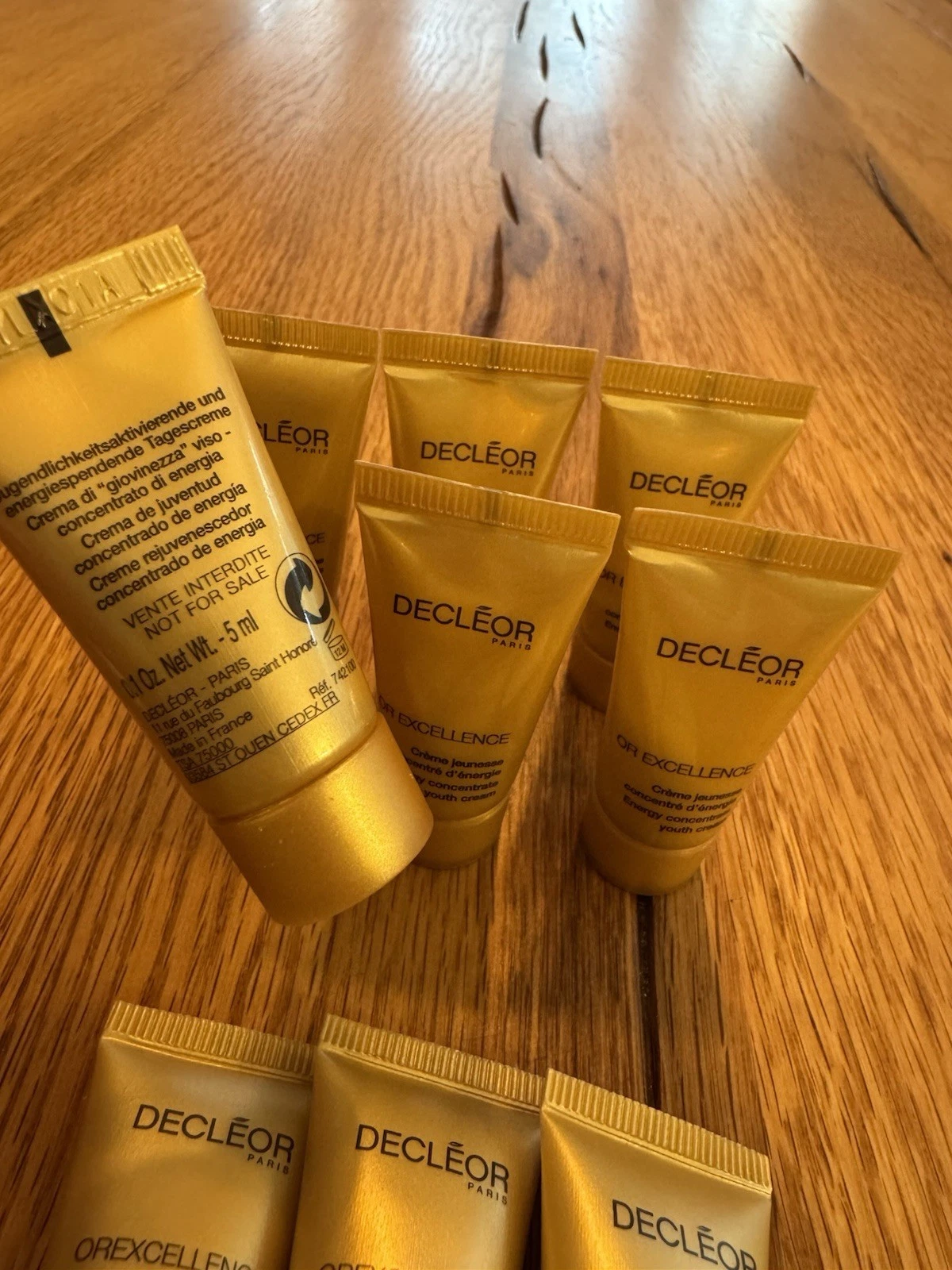 Decleor Orexcellence Energy Concentrate Youth Mask 6x 5ml & Eye Care 5x 2.5ml 3
