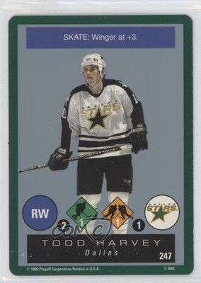 1995-96 Playoff One on One Challenge Todd Harvey #247 0b3