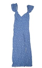 Reformation Baxley Dress in Blue Floral