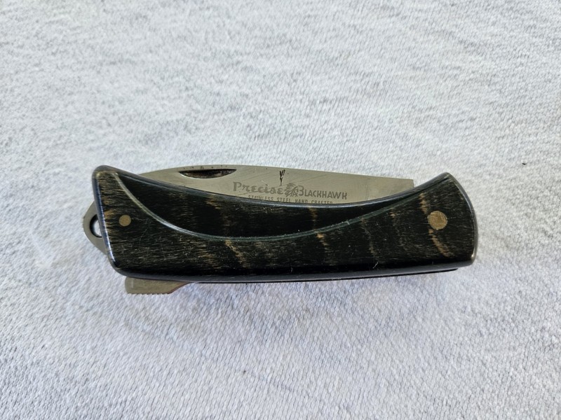 Handcrafted Precise Blackhawk Single Blade Hunting Folding Pocket Knife Spain