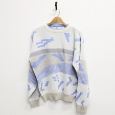 Vintage Saturdays Abstract Knit Sweater Small