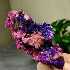 113G Natural Rough Red&blue Corundum Phlogo Pit Mineral Spirits RubyRawGemstone