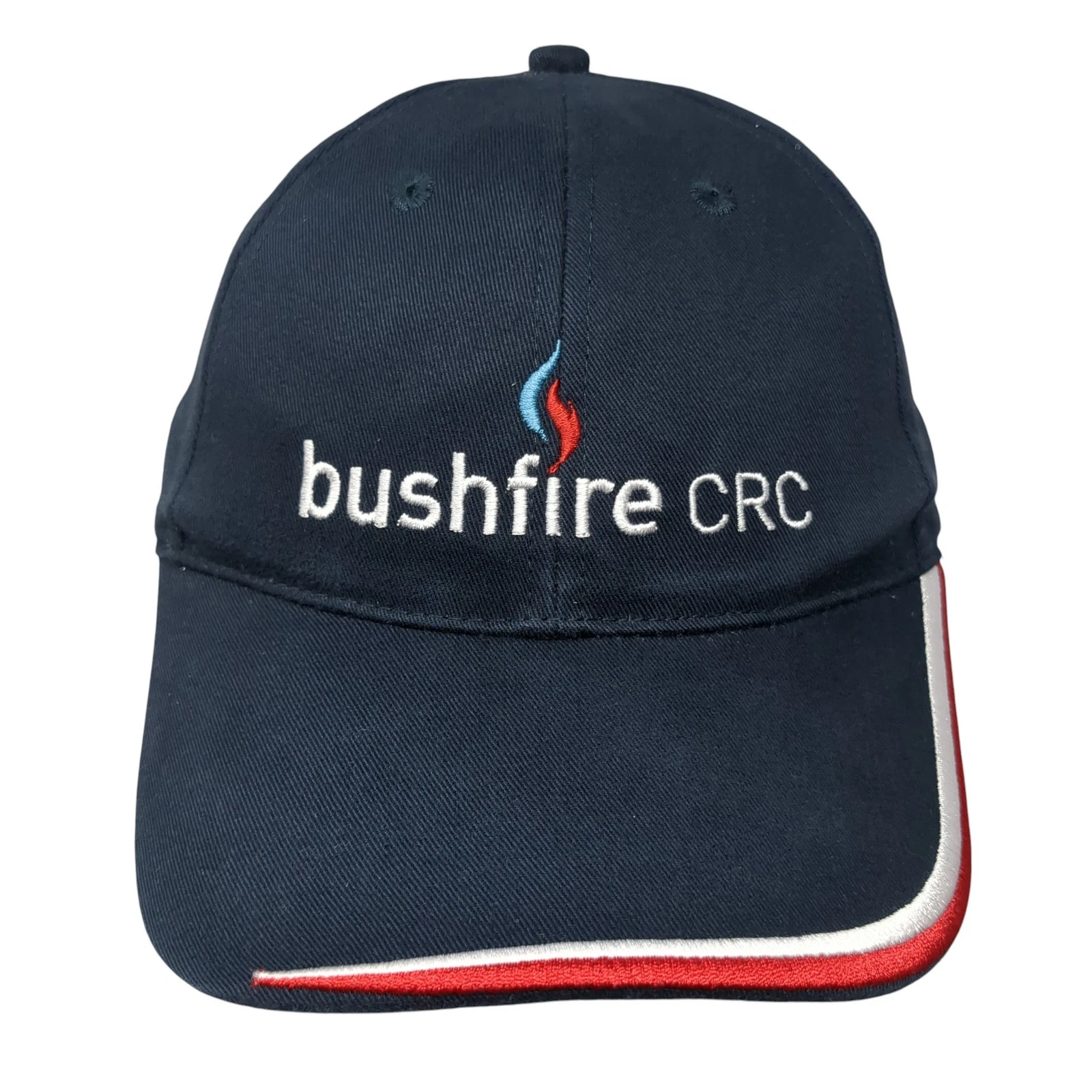 Bushfire CRC Strapback Baseball Cap Blue One Size Adjustable Embroidered Legend