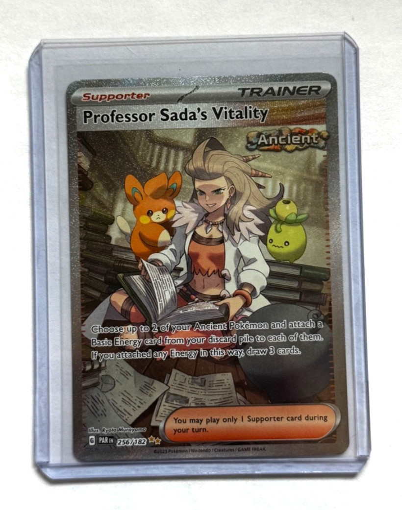 2024 Pokemon TCG Professor Sada's Vitality 256/182 SV04: Paradox Rift Holo