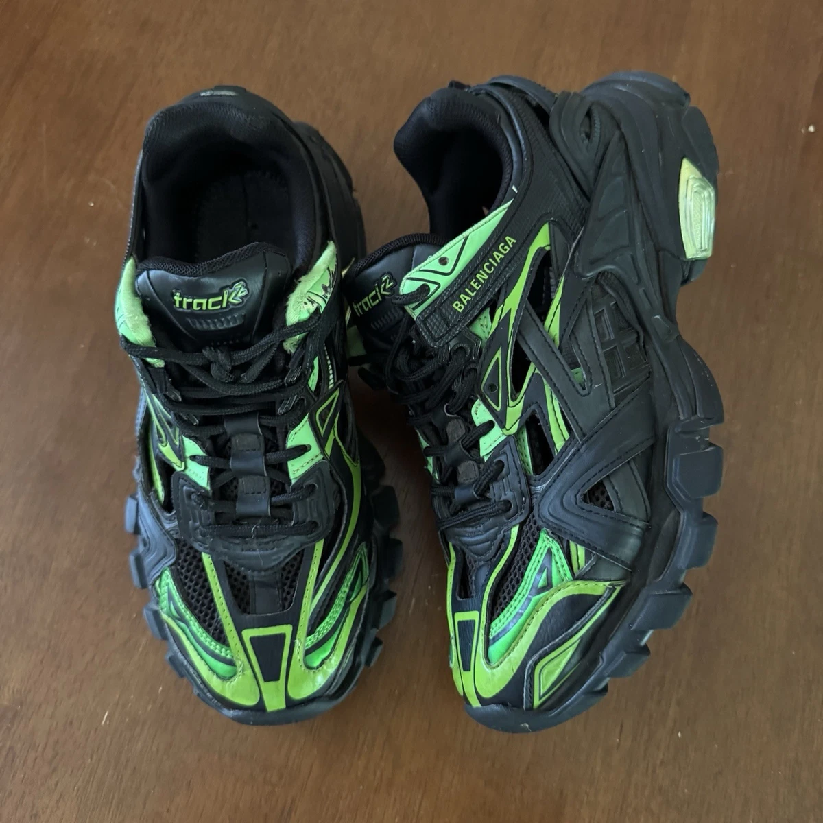 Balenciaga Track.2 Trainer Black Yellow Green for sale | eBay