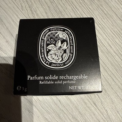 Diptyque Eau Rose Refillable Solid Perfume 0.11oz 3g New In Box