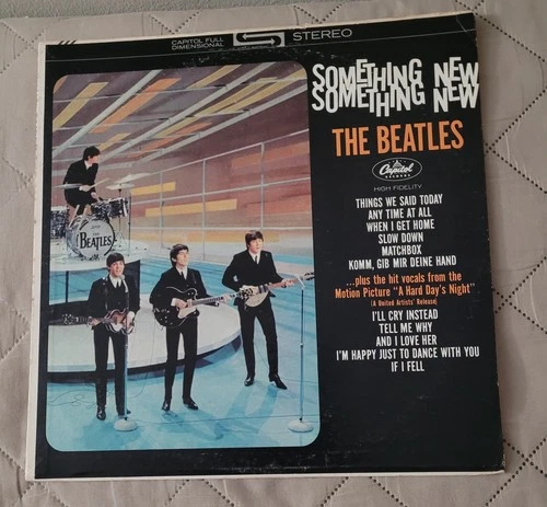 Beatles Lp - Something New  Capitol Record Club Edition ST-8-2108 Green Labels