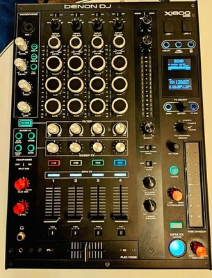 DENON DJ X1800 PRIME PROFESSIONAL 4-CHANNEL DJ CLUB MIXER | CUSTOM KNOBS | A+++