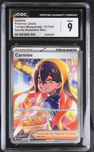 Carmine graded CGC 9 for sale on eBay