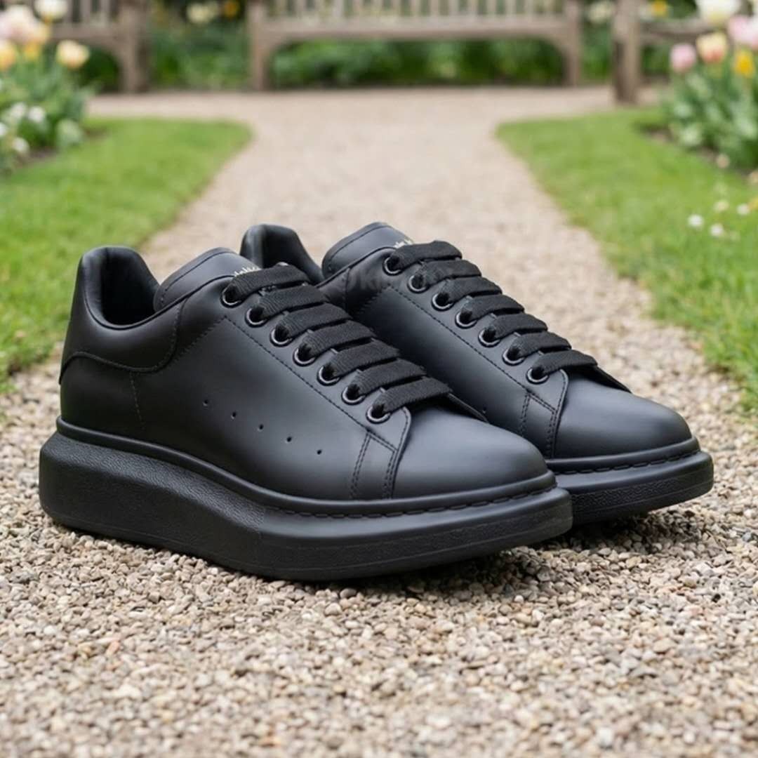 Mcqueen Oversized Sneaker Alexander Mcqueen Sneakers Gold Back Buy Alexander  McQueen Oversized Sneaker 'Black Gold' 553680