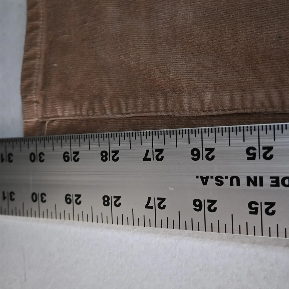 Pantalones Talbots 10 Caqui Pana Cintura Alta Pierna Recta 5 Bolsillos Mujer Foto 4 de 4