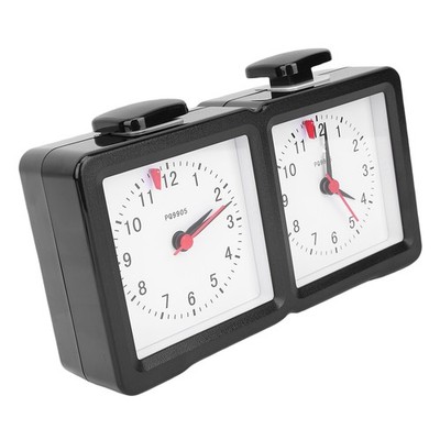 Analog Chess Clock Timer ABS Quiet Mechanical Chess Timer For Board Games