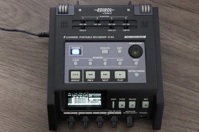 Roland R-44 4-Channel Portable Recorder W/Power supply adapter