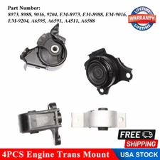 Engine Motor & Transmission Mount Set 4PCS For Honda Civic 2001-2005 1.7L Auto