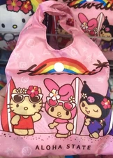 HAWAIIAN SANRIO ALOHA STATE REUSABLE SHOPPING BAG FOLDABLE TOTE