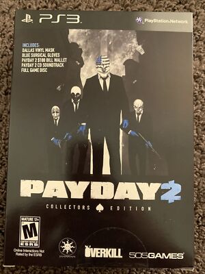 Payday 2 -- Collector's Edition (Sony PlayStation 3, 2013)