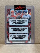 Bloss Loperfido Dezenzo 2024 Leaf Metal Baseball 1/1 Pre Production Proof