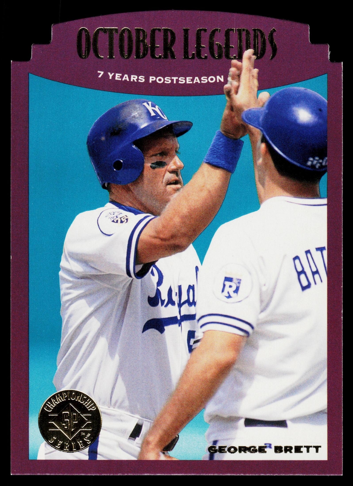 George Brett Die Cut October Legends 1995 SP Championship Kansas City Royals